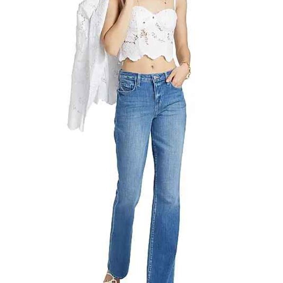 NWT: L' Agence Selma High-Rise Sleek Baby Bootcut Jeans Size 25 - Picture 2 of 14